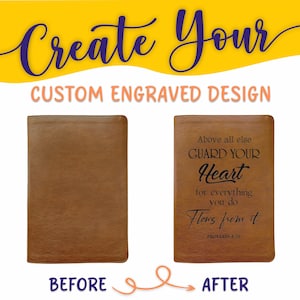 Personalized NLT Bible: Create Your Own Custom Engraved Design with a Designer, Large Print, Reference Holy Bible, New Living Translation