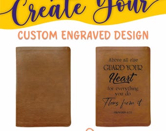 Personalized NLT Bible: Create Your Own Custom Engraved Design with a Designer, Large Print, Reference Holy Bible, New Living Translation