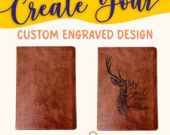 Personalized ESV Bible: Create Your Own Custom Engraved Design with a Designer, Wide-Margin, Reference, Red Letter, English Standard Version