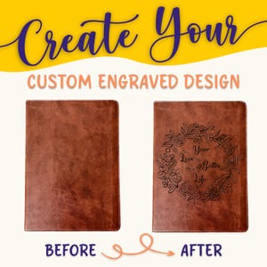Personalized ESV Bible: Create Your Own Custom Engraved Design with a Designer, Wide-Margin, Reference, Red Letter, English Standard Version