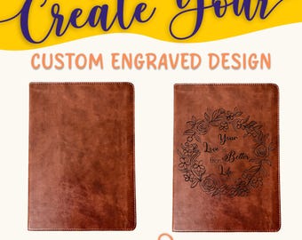 Personalized ESV Bible: Create Your Own Custom Engraved Design with a Designer, Wide-Margin, Reference, Red Letter, English Standard Version