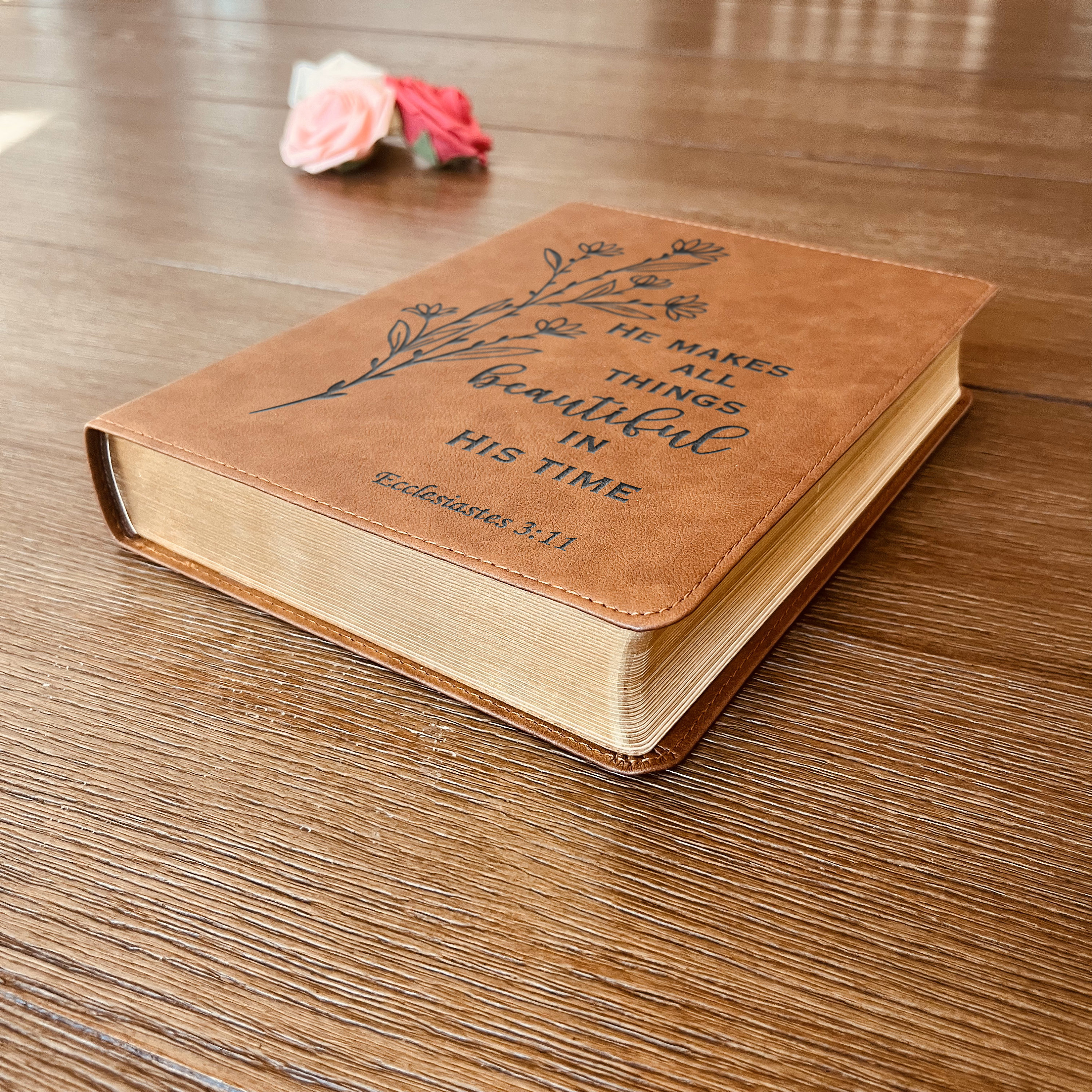 Personalized KJV Bible: Create Your Own Custom Engraved Design with a Designer, Large Print Red Letter Wide-Margin King James Holy Bible