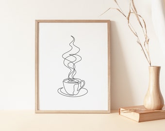 Coffee Illustration Etsy Coffee Illustration Etsy