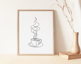 Coffee Illustration Etsy