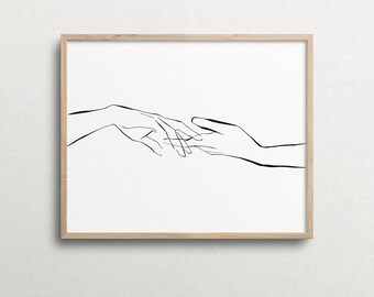 Line Art Hands Etsy Line Art Hands Etsy