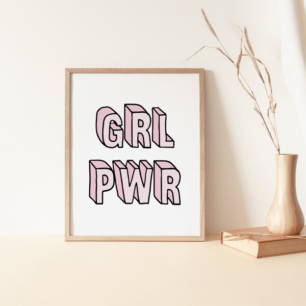 Girl Power Quote Etsy