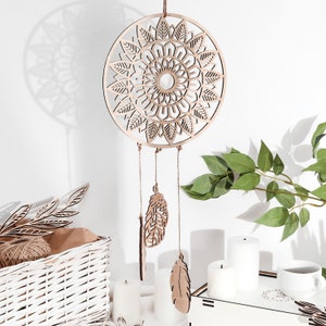 Rzeźbione mandala SVG, rzeźbione łapacz snów SVG, Cricut SVG, Boho Mandala SVG, pliki glowforge Boho, plik wycinany laserowo SVG, wektor wycinany laserowo