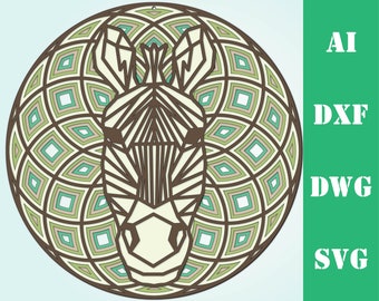 Download Zebra Mandala Etsy