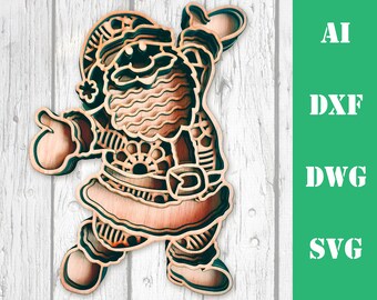 Download Santa Mandala Svg Etsy