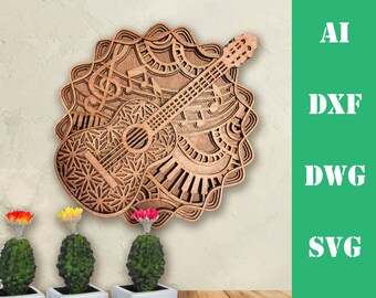 Download Guitar Mandala Svg Etsy Download Guitar Mandala Svg Etsy