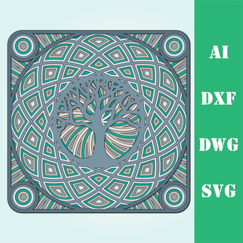 Free Free 73 Tree Of Life Mandala Cricut SVG PNG EPS DXF File