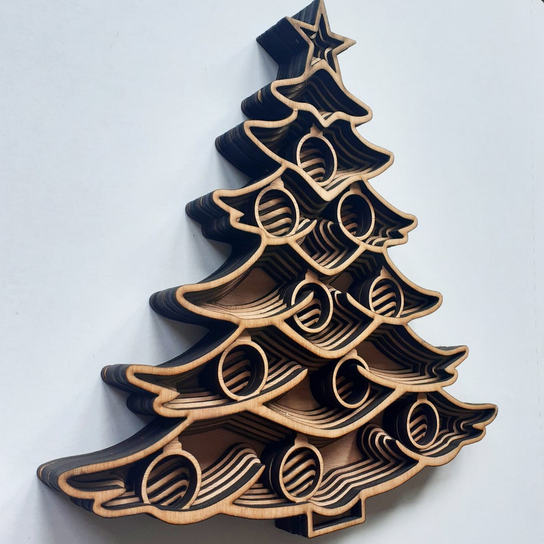 Download Christmas tree multi layer mandala laser cut file ...