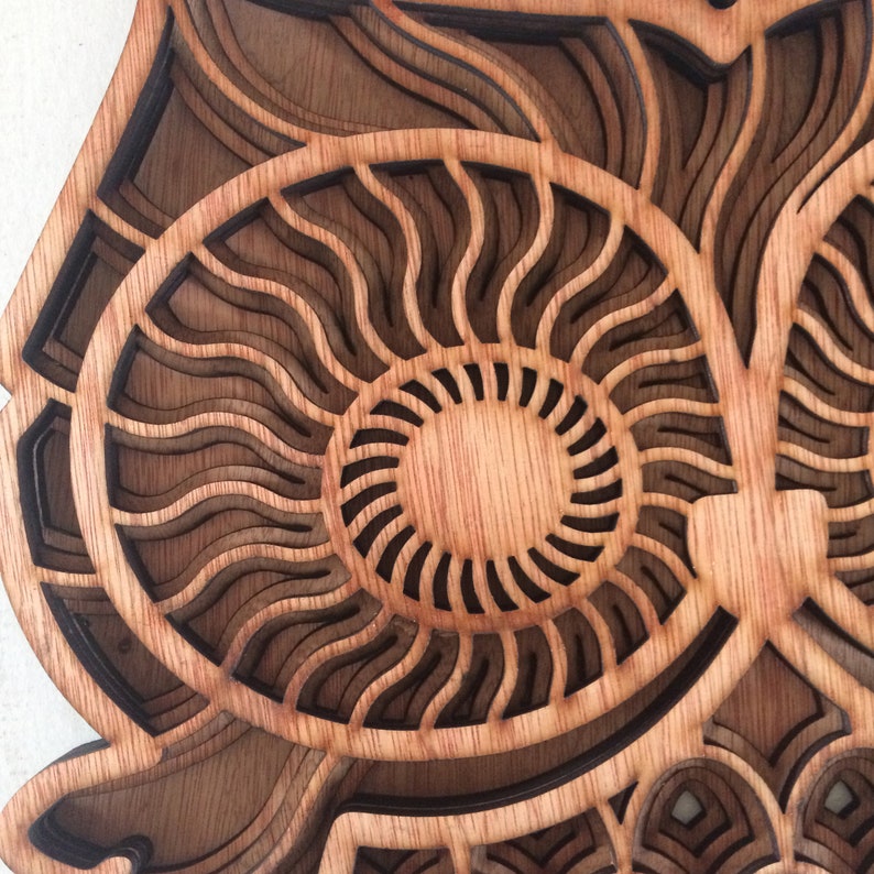 Download Owl multi layer mandala model laser cut file commercial ...
