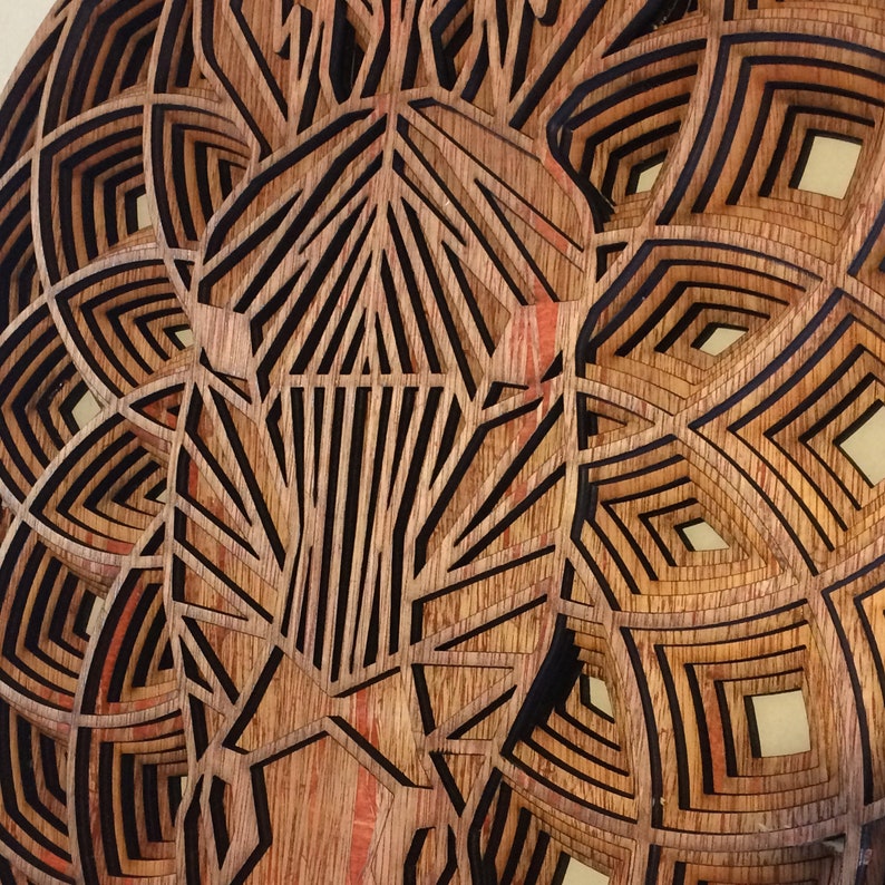 Download Zebra multi layer mandala model laser cut file commercial ...
