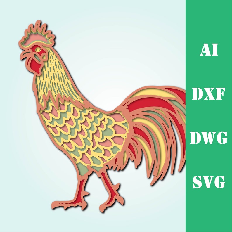 Free Free Layered Animal Mandala 355 SVG PNG EPS DXF File