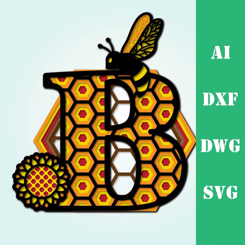 Free Free Bee Layered Mandala 842 SVG PNG EPS DXF File