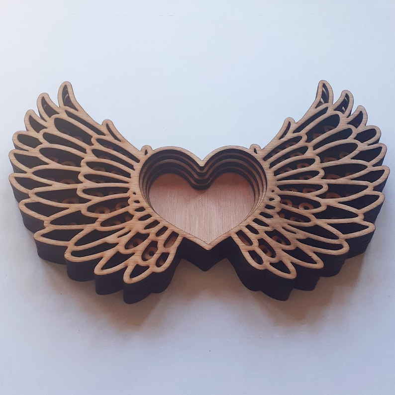 Download Angel Wings 3D memorial multi layer mandala model laser ...
