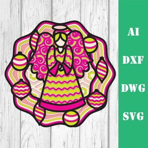 Christmas Bundle 4 3d Layered 5 Designs Mandala Multi Layer Laser Cut ...