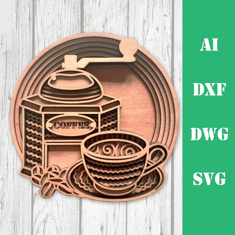 Download Beverage Bundle Layered Mandala Beer Coffee Tea Wine Cocktail Laser Cut Files Commercial Use Cnc Glowforge Dxf Svg Ai Dwg Cricut 3d Wall Art Digital Art Collectibles Puzzles Design Media De