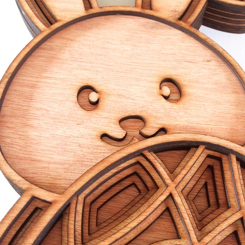 Download Easter bunny multi layer mandala model laser cut file | Etsy