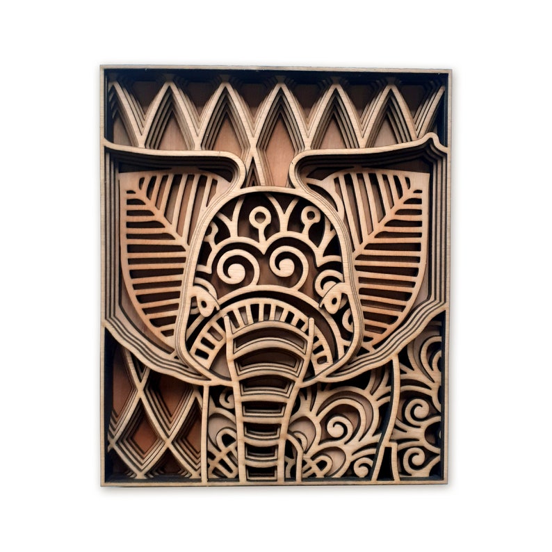 Download Multi Layered Free Elephant Mandala Svg Cut File For ...
