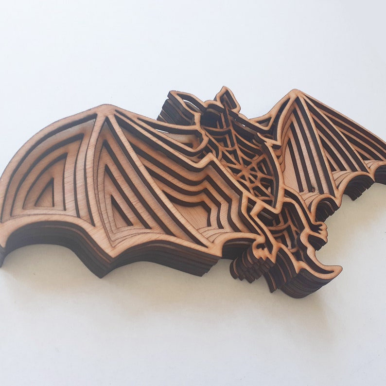 Download 3d Bat Halloween multi layer mandala model laser cut file ...