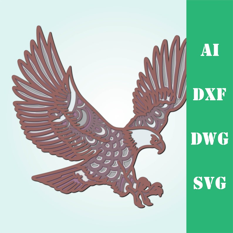 Free Free 248 Layered Eagle Mandala Svg SVG PNG EPS DXF File