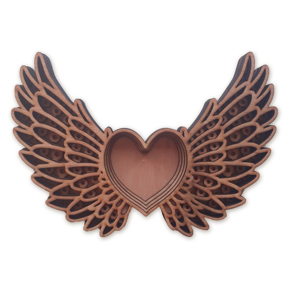 Download Angel Wings 3D memorial multi layer mandala model laser ...