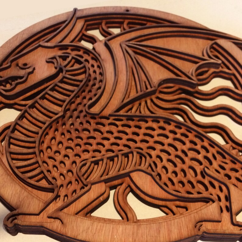 Download Dragon multi layer mandala model laser cut file commercial ...