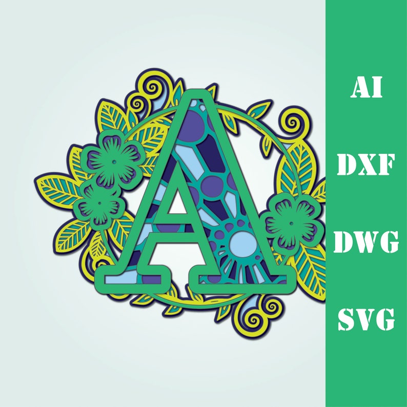 Free Free 114 How To Make Layered Mandala Letters SVG PNG EPS DXF File