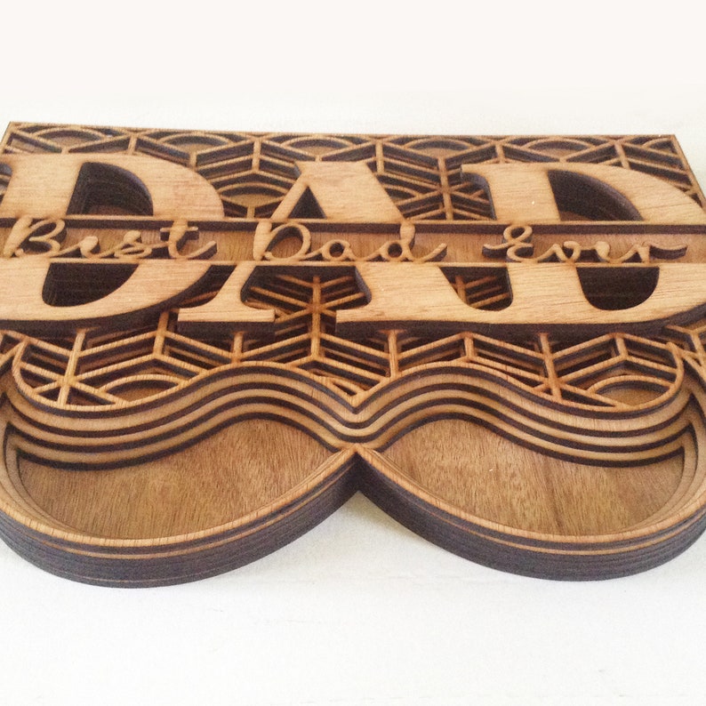 Download Best dad ever fathers day Multi layer mandala laser cut ...