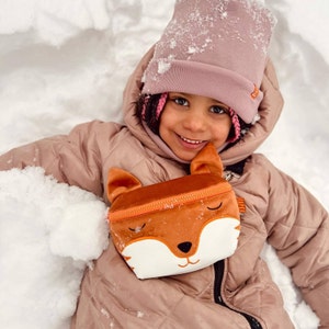 Bolsa de cintura Fox, BagChildren, Mochila, Bolsa para crianças, Bolsa de quadril para crianças, Mochila infantil, Mochila infantil, Geschenk für ein Kind, presente infantil