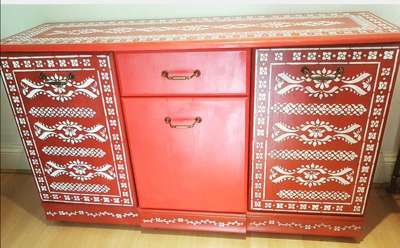 Solid Mahogany Sideboard Dresser Etsy