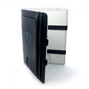 MAGIC WALLET mit Münzfach - Kunstleder S/W - Classic - Geldbörse - Geldbeutel - Geld - Magicwallet schwarz weiß - Geschenkidee Weihnachten