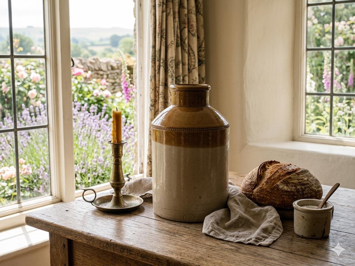 POWELLBRISTOL Stoneware イギリス製陶器ボトル POWELLBRISTOL