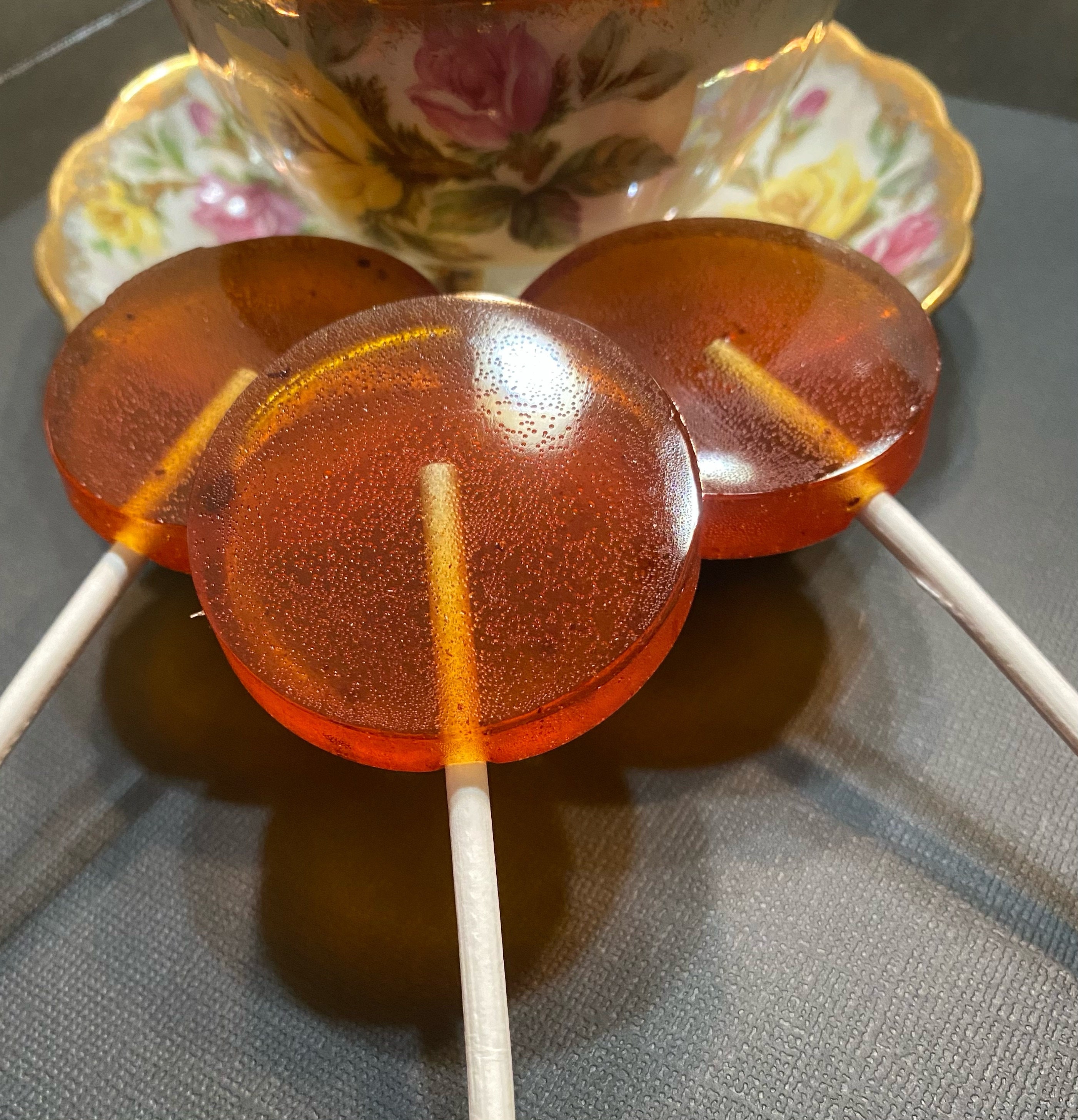 Hot Apple Cider lollipops with cinnamon Adult Sweets Candy Etsy