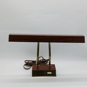 Vintage MCM Style Double Gooseneck Fluorescent Desk Lamp