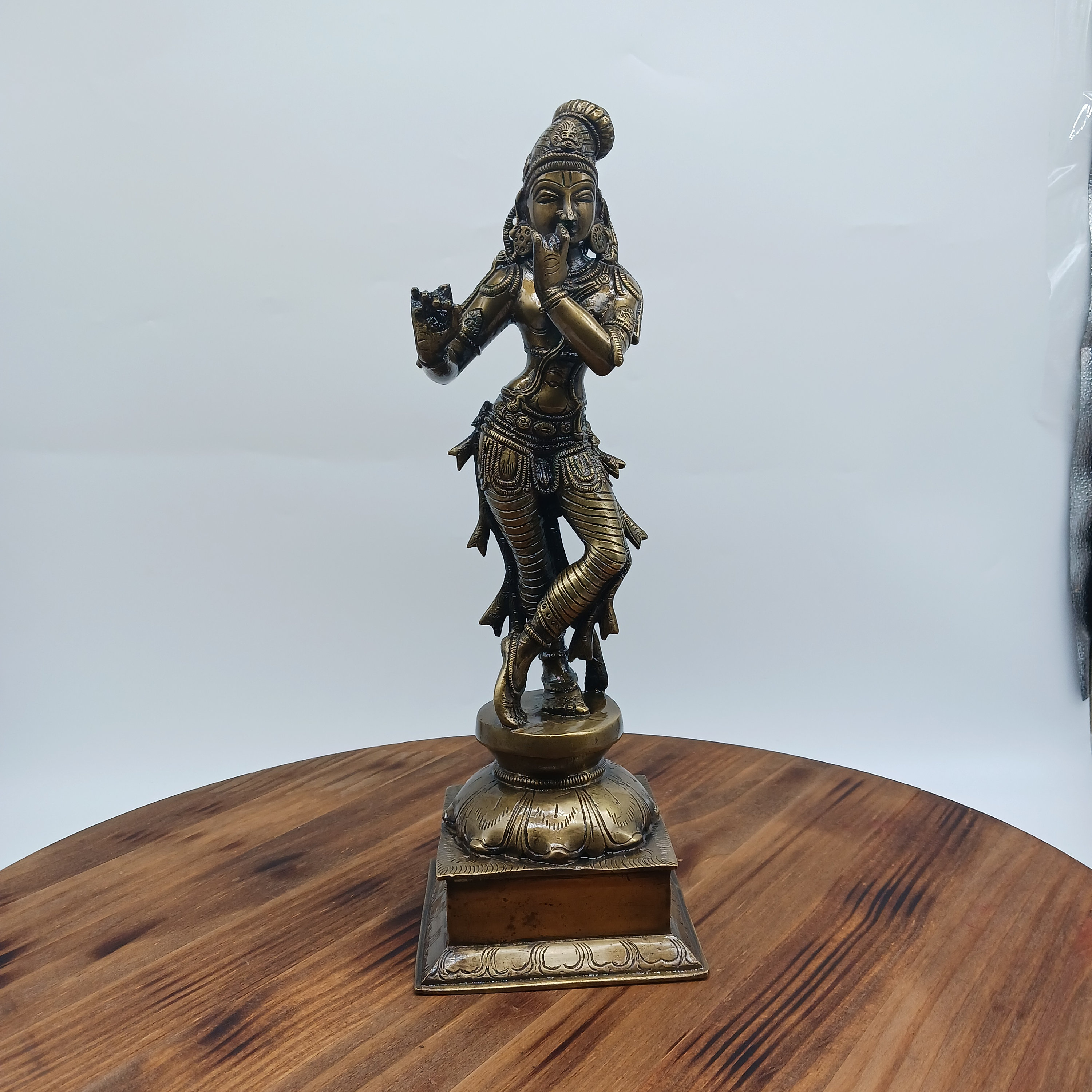 ヴィンテージ クリシュナ神 真鍮像 - Etsy 日本