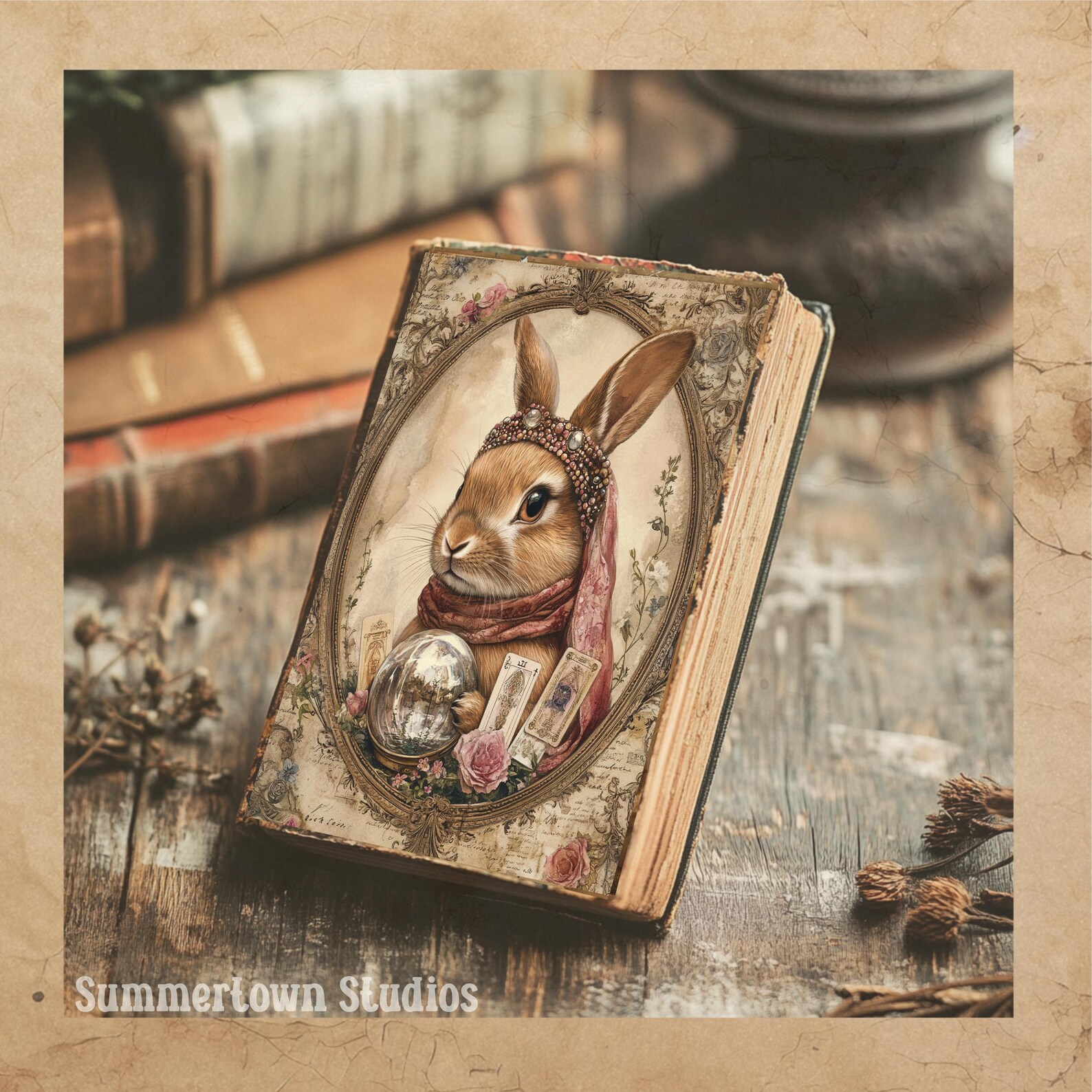 Victorian Rabbit Junk Journal Pages: Vintage Ephemera (digital Download ...