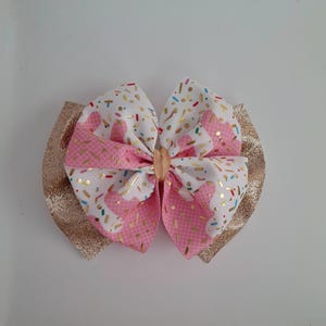 Ice cream hair bow