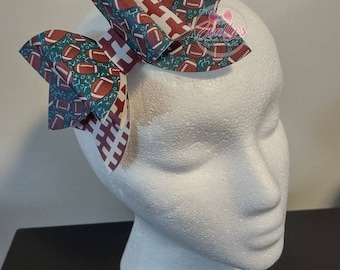 Football hair bow