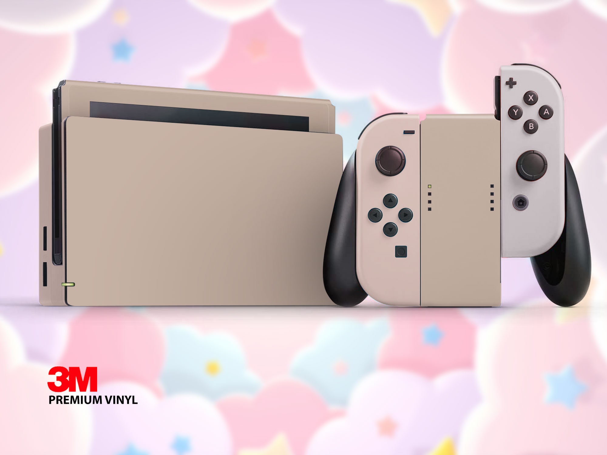 Bunte beige Nintendo 3M Skin für den Nintendo Switch Etsy
