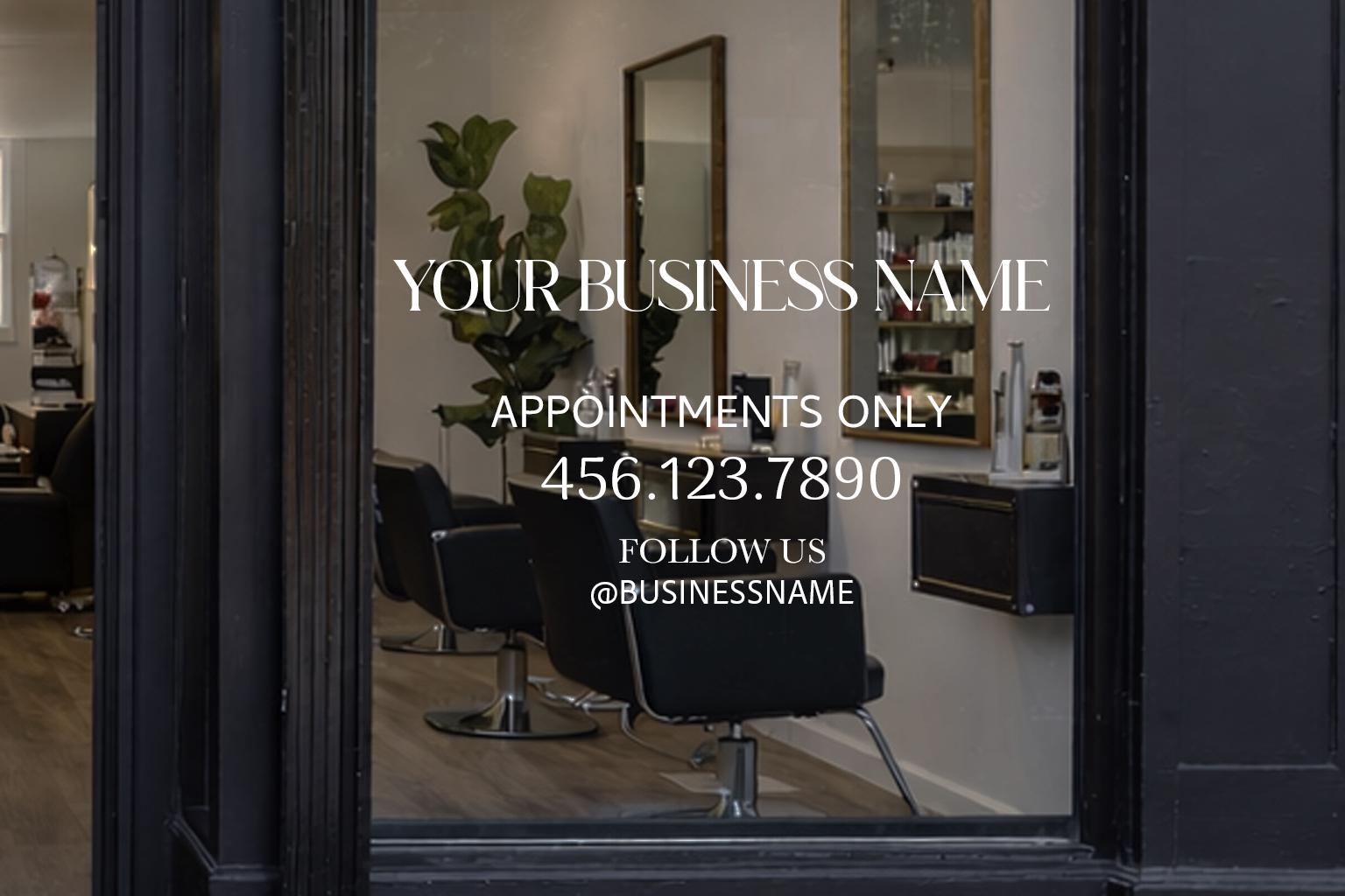 Create Your Own Door Sign - Customizable Business Decal - Logo, Custom ...