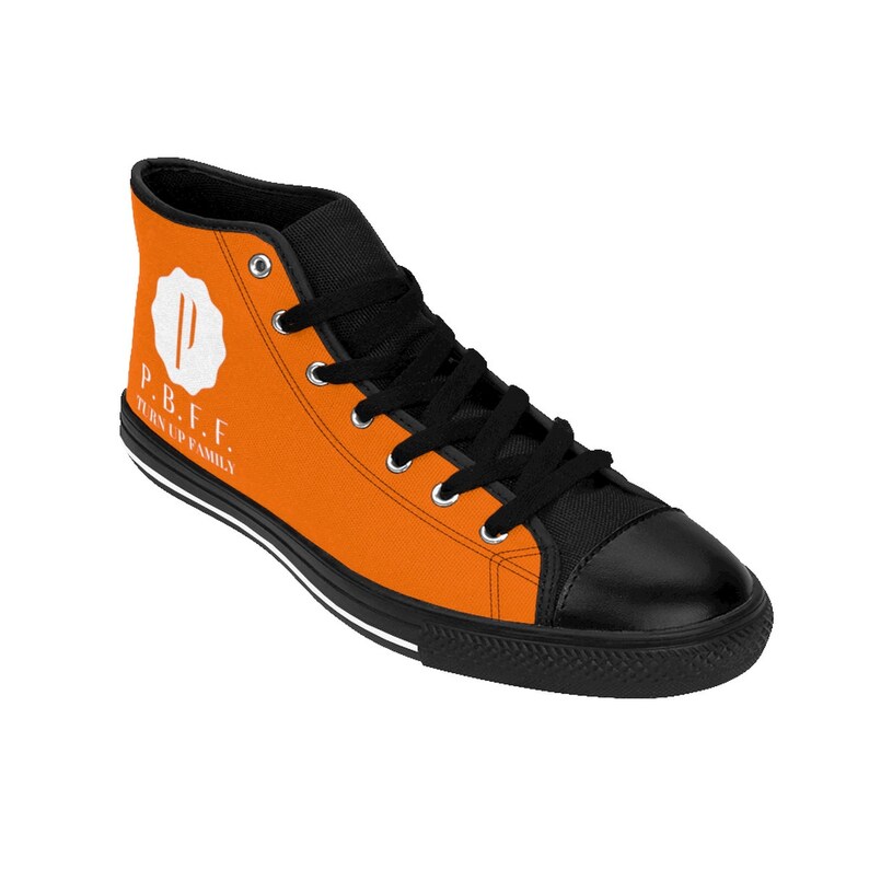 PBFF Men/'s High-top Sneakers Orange