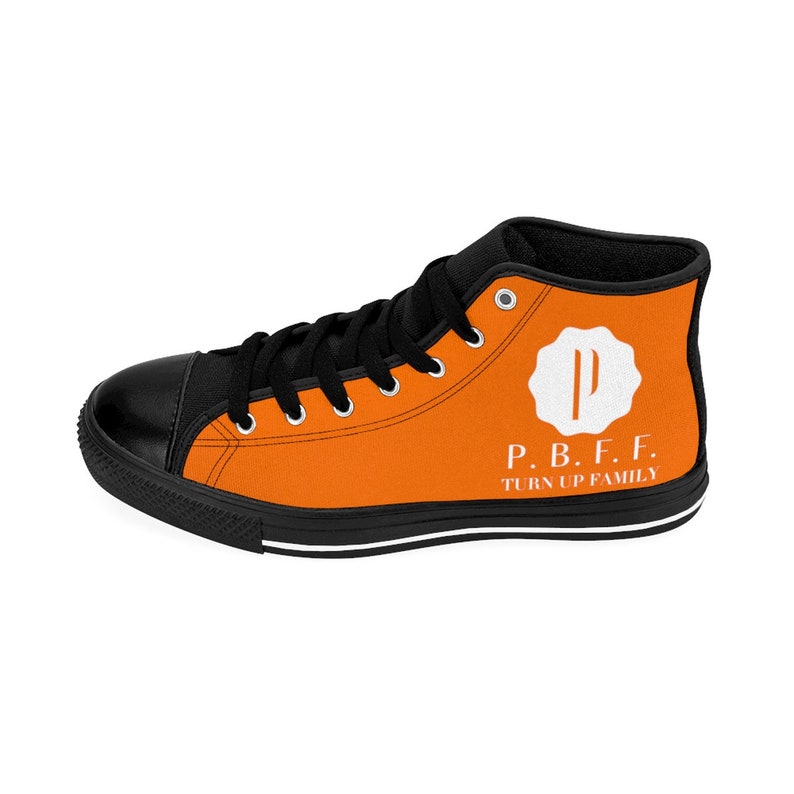 PBFF Men/'s High-top Sneakers Orange
