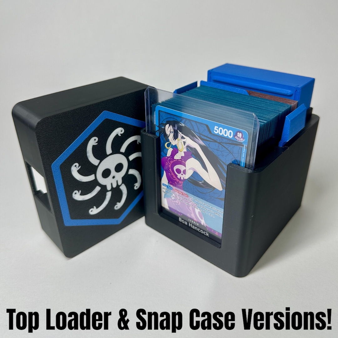 Deck Box - OPTCG - Boa Hancock - Snap Case/top Loader - Etsy