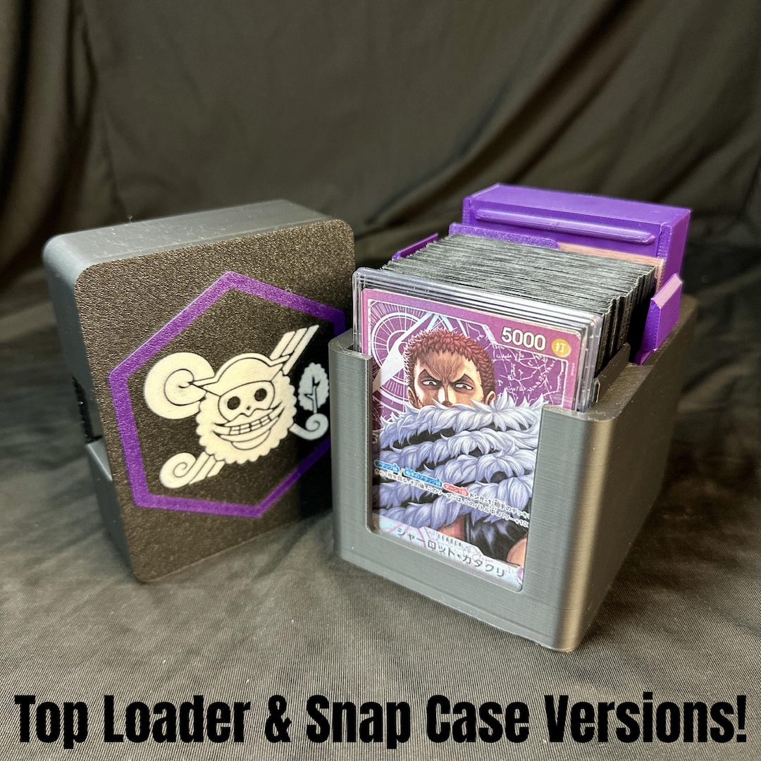 Deck Box - OPTCG - Katakuri (purple) - Snap Case/top Loader - Etsy