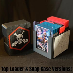 Deck Box - OPTCG - Manga Rayleigh (Red) - Snap Case/Top Loader