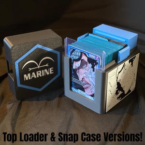 Deck Box - OPTCG - Manga Kuzan (Blue) - Snap Case/Top Loader