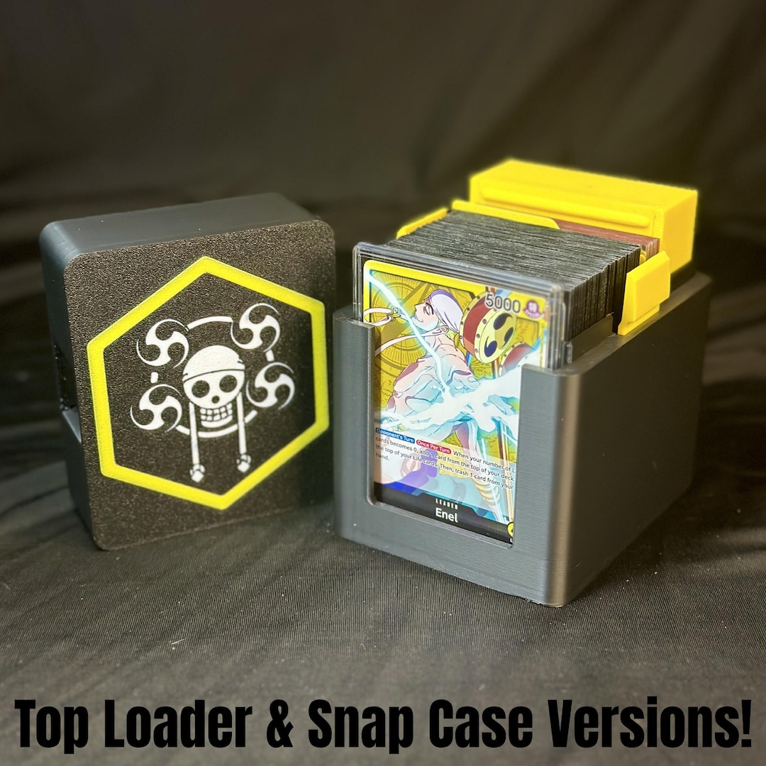 Deck Box - OPTCG - Enel - Snap Case/top Loader - Etsy